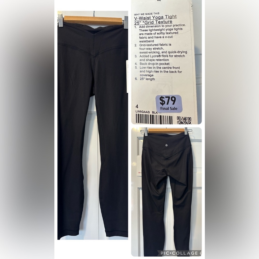 Lululemon V waist tight